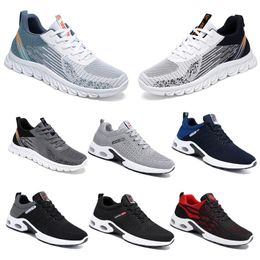 Hiking Women Men Running Flat New Shoes Soft Sole Fashion White Black Pink Bule Comfortable Sports D19-1 97