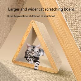 Cat Crapers Cat Tower Scratcher For Cats Combined Triangular 3 In 1 Scratching Post for Cats Multipurpose Cats Pet Products 240229