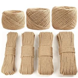 Sisal Rope Cat Tree DIY Scratching Post Toy Cat Climbing Frame Replacement Rope Desk Legs Binding Rope For Cat Sharpen Claw 240227