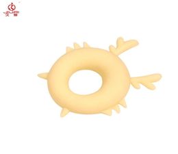Cockrings JIUAI Yellow Customised Silicone Reusable Cock Rings Sex Toys For Men Adult Masturbation7195100
