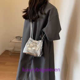 Luxury Designer tote Bags Bottgss Ventss Cassette online store 2024 New Fashion Versatile Woven Bright Leather Bucket Bag Simple and Trendy With Real Logo S9RX