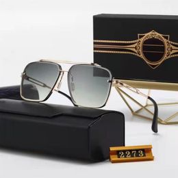 Square Mach One Oversized Men Sunglasses Women Brand Designer Flat Top Mirror Sun Glasses Squar Gold Male Female Eyewear174Q