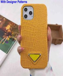 Luxury Fashion Grid Pattern designer iphone 12 pro max cases Electroplate Plating Premium Leather for IP 13 12 mini 11 XR XSMAX 6s5727891