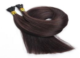 Double Drawn 100 Human Hair 24039039 Micro in hair extensions 20039039 clip natural color2 Lots2315107