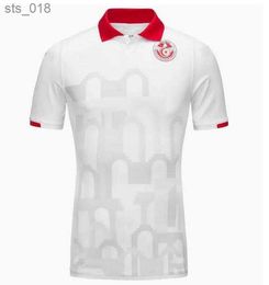 Fans Tops Soccer Jerseys 2024 Tunisia National Team Mens 25SLIMANE MSAKNI HANNIBAL MAALOUL SLITI KHENISSI Home Red Football Shirts Short Sleeve menH240309