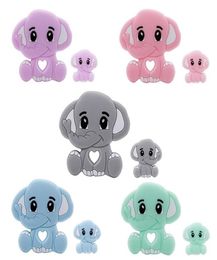 Let039s Make 5pc10pcs BPA Animal Silicone Teethers Elephant Baby Teething Product Food Grade Tiny Rod Shower Gifts Cartoo2407024