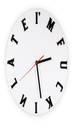 Wall Clocks 1Piece Personality Funny Present Mature Sweary I039m Fkin Late Clock Modern Decorative Home Decor1301036