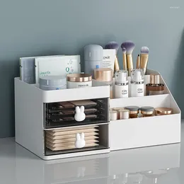 Storage Boxes Large Capacity Cosmetic Box Makeup Drawer Organiser Skincare Stationery Container Desktop Sundries