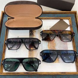 2024 Luxury Designer Men's Luxury Designer Women's Sunglasses Tom's ins popular of the same type fashionable plate tf908