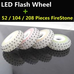 90A LED flash firestone spark skating wheel 52 104 208 flints inline skate wheels Durable than 85A 88A Flints Ruedas 4 pcs/lot 240227