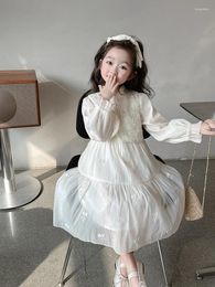 Girl Dresses ' 2024 Baby Clothes Girls' Fashionable Princess Dress Children'S Spring And Autumn Skirt