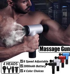 Muscle relaxation massage gun Therapy gun 6 gear adjustable Massage Gun Deep Muscle Relax Massager Body Shaping Relax7676014