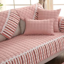 stripe modern cotton couch covers for furniture non-slip sofa slipcovers sofa mat home textile forros para muebles de sala CX527277I