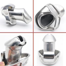 sex toys for men chastity cage penis ring dildo New independent 3D design male stainless steel long chastity cage chastity lock