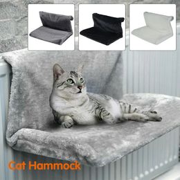 Pet Cat Hammock Hanging Winter Warm Fleece Basket Hammocks Metal Iron Frame Sleeping Bed for Animal Dogs Cats Accessories 240226