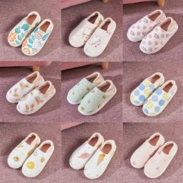 Soft Womens Bottom Winter Pregnant Nonslip Fruit Home Postpartum Large Size Cotton Slippers Size 36-41 GAI-49 293