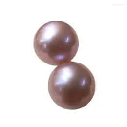 Stud Earrings Charming Pair 7-8mm South Sea Lavender Pearl 18k Earring