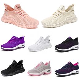 New men women shoes Hiking Running flat Shoes soft sole fashion white black pink bule comfortable sports E25 GAI trendings