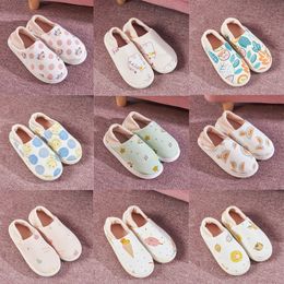 Slippers Soft Bottom Winter Pregnant Womens Nonslip Fruit Cotton Slippers Home Postpartum Large Size Cotton Slippers size 36-41 GAI-24