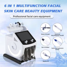 6 in 1 Hydra Dermabrasion Aqua Peel Clean Skin Care RF Vacuum Facial Cleanser Hydra Oxygen Jet Peel Machine