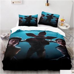 Set di biancheria da letto Stranger Things Set Single Twin Fl Queen King Size Bed Aldt Kid Bedroom 011 230211 Drop Delivery Home Garden Textiles Su Dhdfq