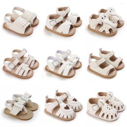 Sandals Hollow Out Soft Leather Baby Girl Summer 2024 Shoes 1-18 Months Princess Beach