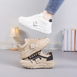Fashion Tide 2024 spring new Korean version of daddy shoes female students thick sole sports increase running casual shoes womens shoes size 36-40