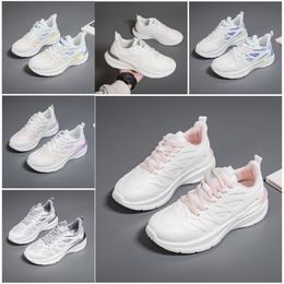 Running New Flat Women Men Hiking Shoes Soft Sole Fashion White Black Pink Bule Comfortable Sports Z1728 70