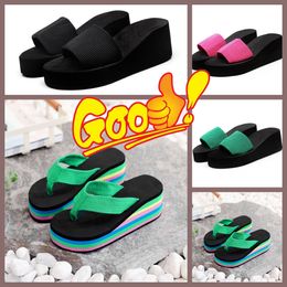 Top quality GAI Summer Women Beach Flip Flops Shoes Classic Ladies Cool Flat Slipper Female Sandals Shoes eur 36-43