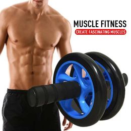 Ab Rollers Fitness Wheels No Noise Abdominal Wheel Abdominal Rod Cover Cushion Exercise Muscles Arm Waist Hip Trainer Equipment 240226