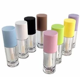 Big Wand Lip Gloss Tube Packing Bottle Doe Foot Applicator Pink Blue White Black Purple Yellow Empty Lipgloss Liquid Lipstick Lip 7712918