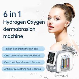 6 IN 1 Facial Skin Care Machine Dermabrasion Machine Skin Rejuvenaiton Microdermabrasion Hydro Wrinkle Removal Hydra Spa Machines