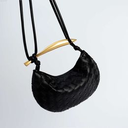 Customization Women Woven Shoulder Bag Designer Genuine Leather Luxury Handbag Ladies Purses Wholesale