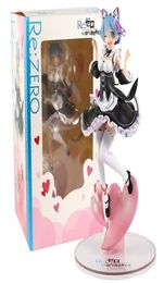 Re ZERO Starting Life In Another World Rem Nekomimi Ver Figure PVC Collection Model Toys Brinquedos 2207025036973