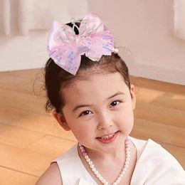 Hair Accessories Bowknot Clip Stylish Safe Fine Workmanship Bow-knot Design Children Birthday Accessory