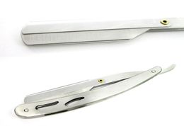 2pcslot Barber Straight Edge Razors Blade Stainless Steel Folding Shaving Knife7614567