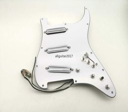 Guitar Pickups Wiring Assembly White SSS Humbucker Electric Guitar Pickups Suitable for Strato Guitar 20 different sounds2794771