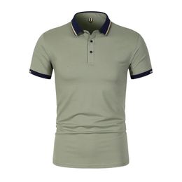 Golf Fashion Mens POLO Shirt Short Sleeve Summer Patchwork Print Casual Breathable Tshirt Men Customized image 240226