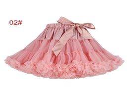 1 to 6 Girls tutu bow skirts summer baby tulle dance party wedding clothing children ball grown kids teenager boutique R1AA406SK9293214