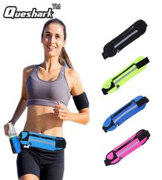 Running Waist Bag Sport Packs For Music With Headset HoleFits Smartphones Sports Water Bags Fitness Belt Chest Pouch5751211