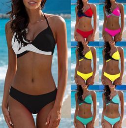 Bikinis 2020 mujer Womens Padded Pushup Bra brazilian Bikini Set Swimsuit Bathing Suit Swimwear Beachwear Dropping Biquini New3513588