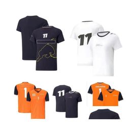 Motorcycle Apparel F1 Racing Short Sleeve T-Shirt Summer Team Round Neck Shirt Same Style Customised Drop Delivery Automobiles Motorcy Dh6Wm