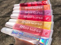 Fruit Burst Lip Oil Scented Lip gloss Plumping gloss Scented Jelly Big Moisturiser Shiny Vitamin E Mineral Oil6634893