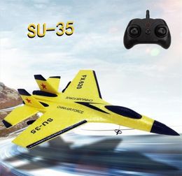 FX620 SU35 24G Remote Control Fighter Hobby Glider Aeroplane EPP Foam Toys RC Plane Kids Gift 2206214161723