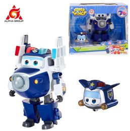 Super Wings 2Pack Set 5inches Transforming Supercharged Paul Super Pet PaulAirplane Robot Action Figures Kid Toy Birthday Gift 229013995