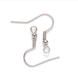 500 pcs 316L Stainless steel ear hook make earrings material DIY ear jewelry290G