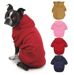 Dog Apparel Hoodie Warm Sweater Sweatshirts With Hat Pet Spring Autumn Clothes For Small Dogs Chihuahua Coat Clothing Puppy Cat Costume
