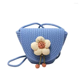 Evening Bags French Woven Bag For Women 2024 Summer Fashion Grass Beach Versatile Straddle Bucket