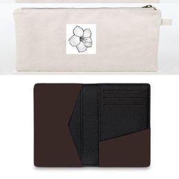 Bags Luggage & Accessories Brown Flower MO MACASS POCKET ORGANIZER M60111 COTTON WALLET NOT SOLD SEPARATELY Customer o317b