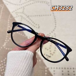 2024 Luxury Designer OFF Luxury Designer New Men's and Women's Sunglasses Off Plain Face Glasses Mirror Round Frame Dark Net Red Eye